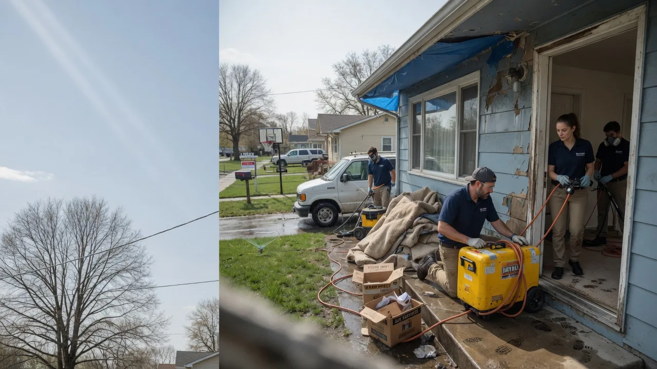 Basement Flood Cleanup in Roseville, MI near me